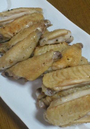 簡単おつまみ★鶏手羽中焼-レシピのメイン写真