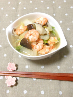 ♡海老としいたけの旨煮♡-レシピのメイン写真