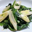 ほうれん草と長ねぎの塩麹ケチャップ炒め