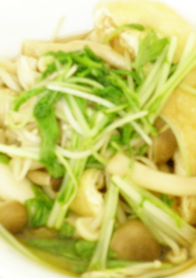 一人御膳□油揚げときのこの醤油煮-レシピのメイン写真