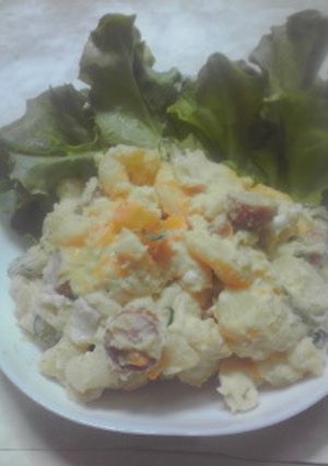 ポテトサラダに隠し味だワン-レシピのメイン写真
