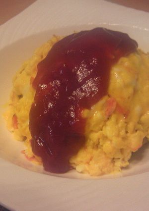 ふわふわオムライス♪残りカレーオムライス-レシピのメイン写真
