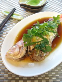 【お家で簡単中華】広東風 魚の姿蒸し-レシピのメイン写真
