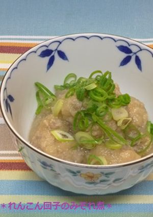 れんこん団子のみぞれ煮-レシピのメイン写真