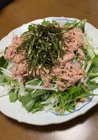 大根と水菜のツナサラダ-レシピのメイン写真
