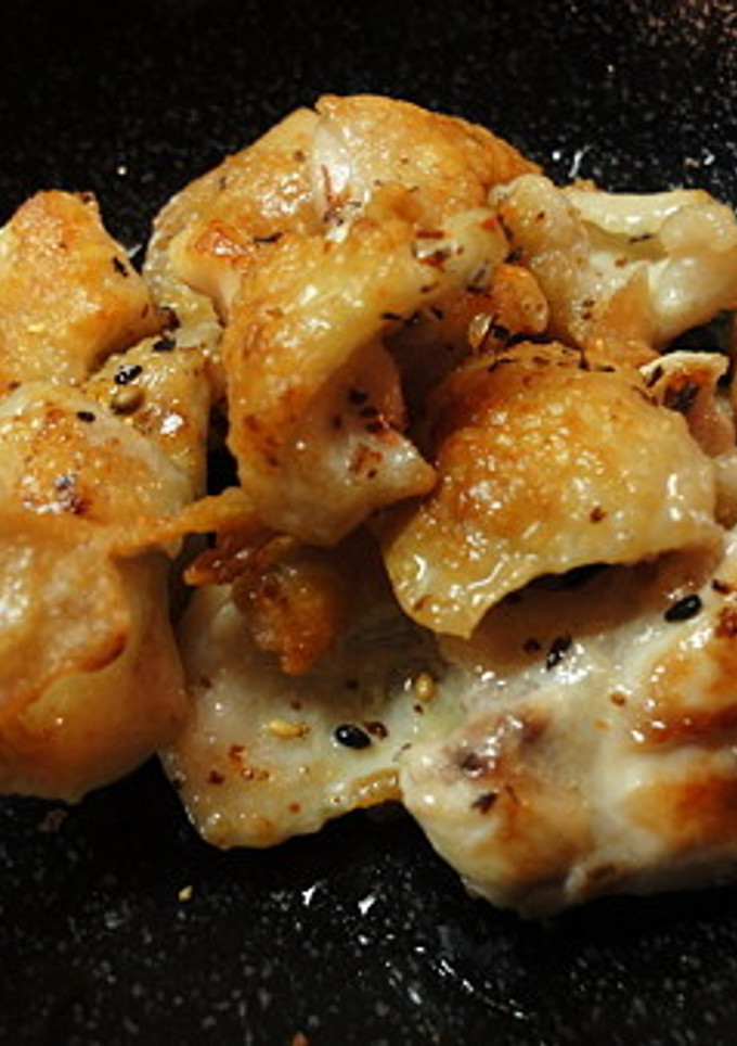 簡単で美味しい＊鶏皮の塩焼き＊-レシピのメイン写真