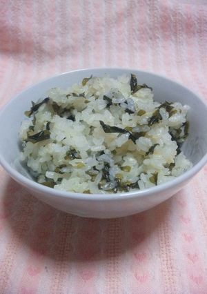 わかめご飯を塩麹で。-レシピのメイン写真