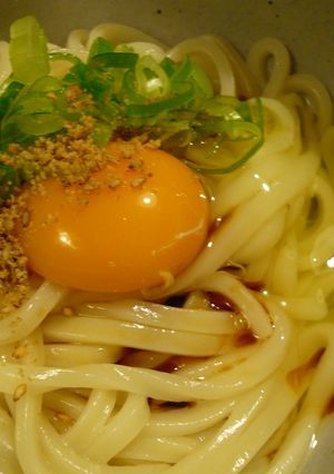 冷凍うどんで☆釜玉うどん☆簡単ランチに-レシピのメイン写真