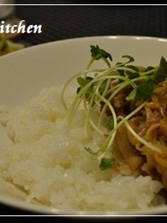 豚肉とえのきの甘辛丼-レシピのメイン写真