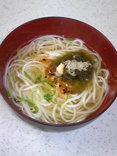夜食に煮麺♪-レシピのメイン写真