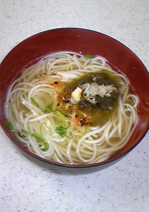 夜食に煮麺♪-レシピのメイン写真