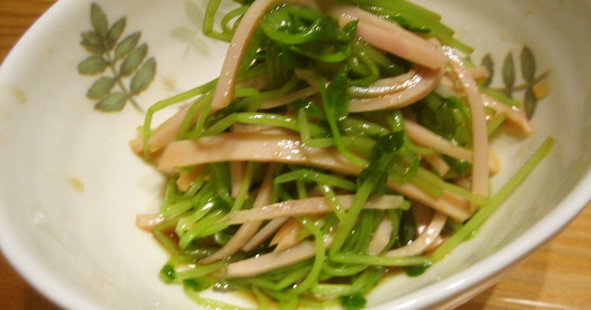 B−カロテン豊富♪豆苗とハムの中華サラダ by hitkat
