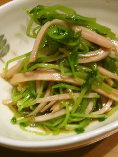 B−カロテン豊富♪豆苗とハムの中華サラダ-レシピのメイン写真