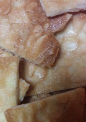 スライスアーモンドのたまごせんべい風-レシピのメイン写真