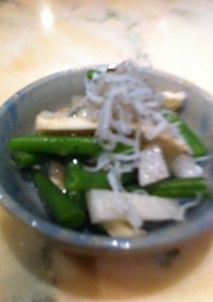 インゲンの春-レシピのメイン写真