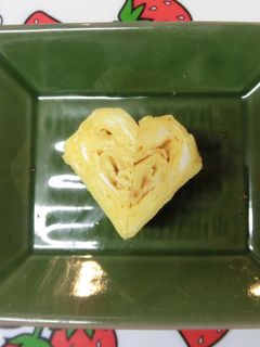 ♥ ハートの卵焼き ♥-レシピのメイン写真