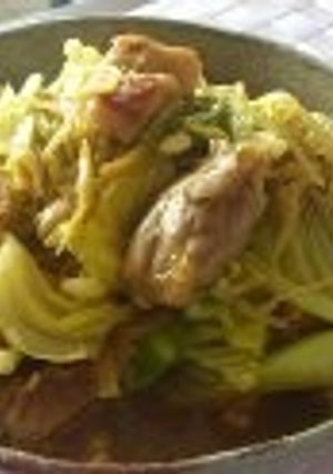 鶏肉とキャベツと豆もやしの香味炒め-レシピのメイン写真