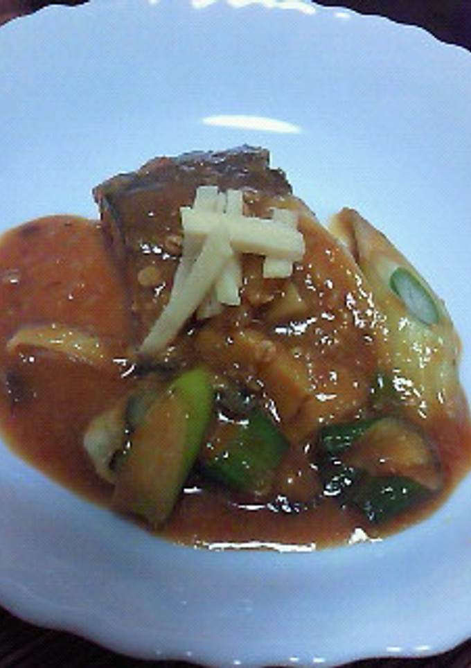 さばの味噌煮（中華風）-レシピのメイン写真