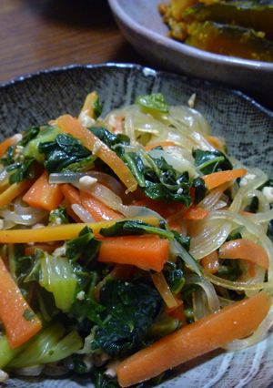 野菜たっぷり春雨炒め-レシピのメイン写真