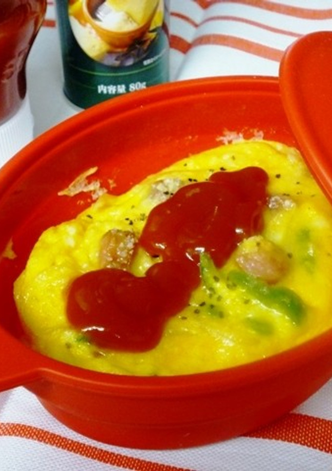 野菜とソーセージのふんわり♡オムレツ-レシピのメイン写真