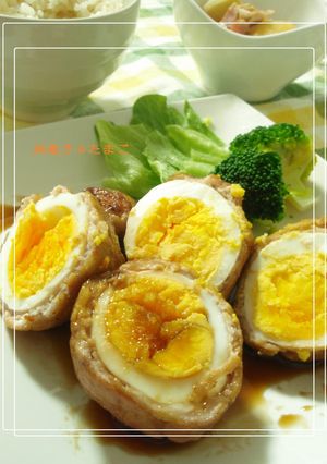 ➏ 甘辛✿肉巻きたまご ➏-レシピのメイン写真