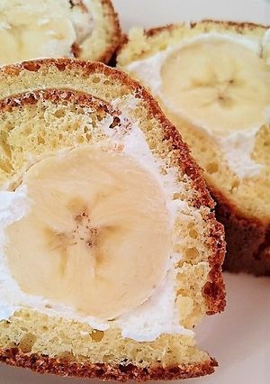 材料３つ！フライパンで作るロールケーキ♪-レシピのメイン写真