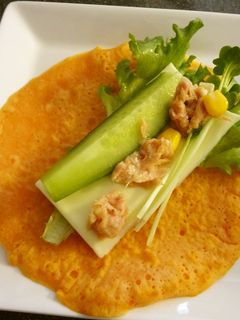 野菜たっぷりクレープ-レシピのメイン写真