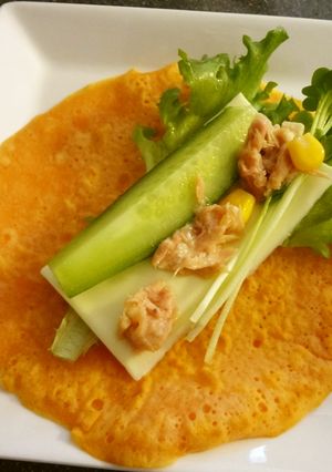 野菜たっぷりクレープ-レシピのメイン写真
