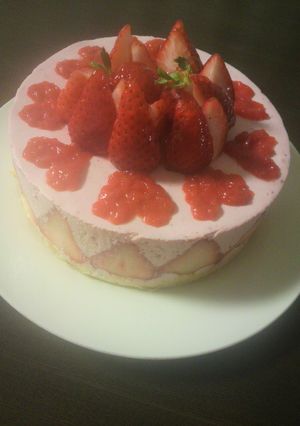 苺のレアチーズケーキ-レシピのメイン写真