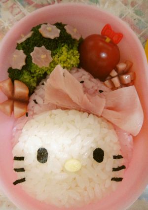 キャラ弁　苺キティちゃん-レシピのメイン写真