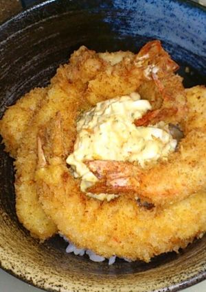 みんな喜ぶ♪エビフライ丼-レシピのメイン写真