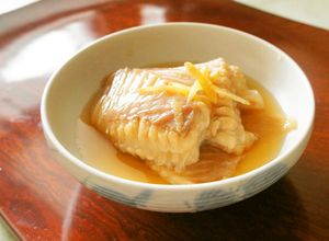 コラーゲン摂取♪かすべ・エイ白だし煮つけ-レシピのメイン写真