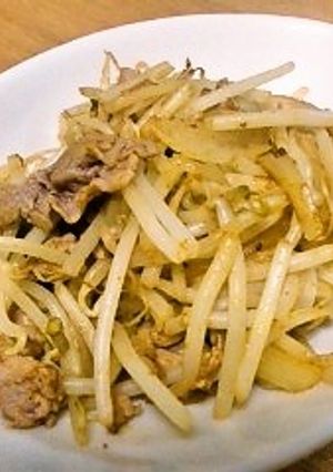 もやしと豚肉のカレー炒め-レシピのメイン写真