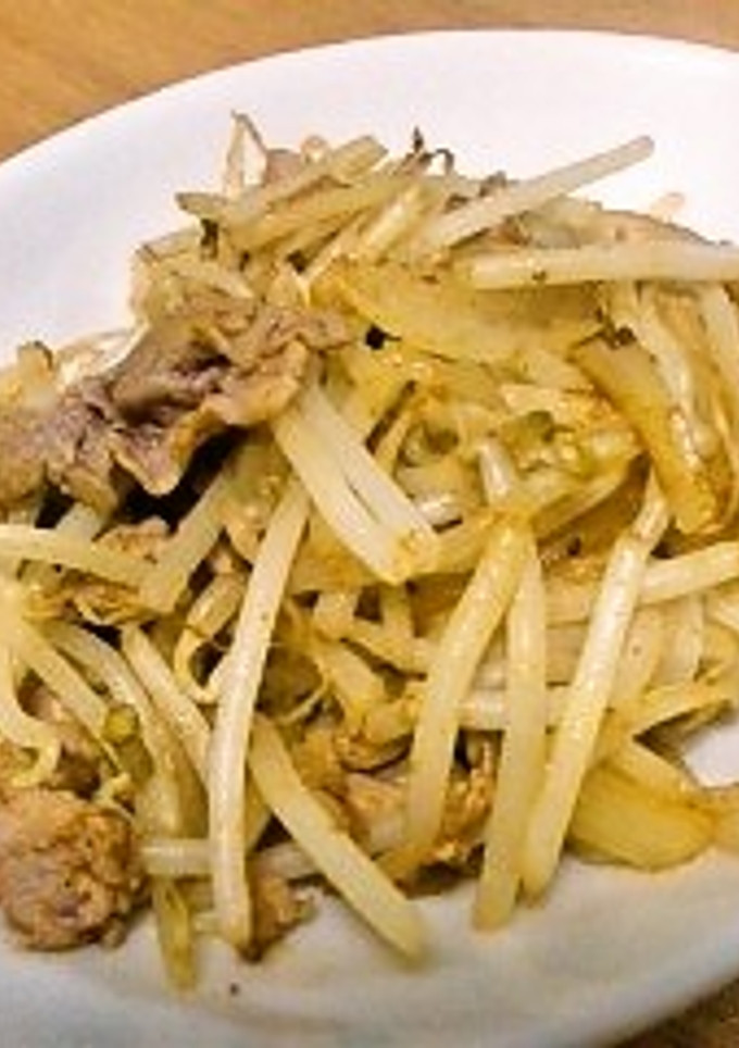 もやしと豚肉のカレー炒め-レシピのメイン写真