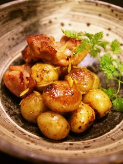 鶏と新じゃがの照り煮柚子風味-レシピのメイン写真