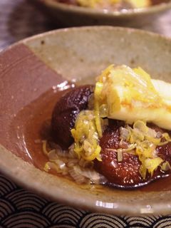 椎茸とネギの焼き浸し柚子風味-レシピのメイン写真