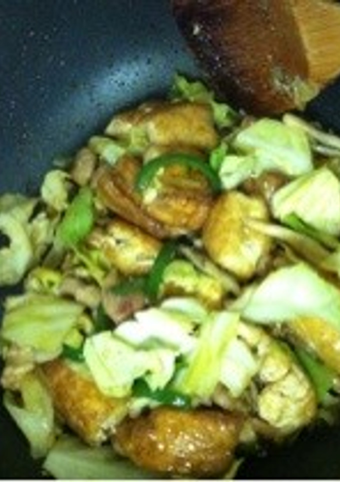 簡単‼厚揚げと野菜の甘辛炒め-レシピのメイン写真