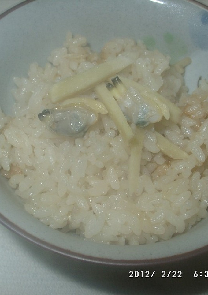 しょうがとあさりの炊き込みご飯-レシピのメイン写真