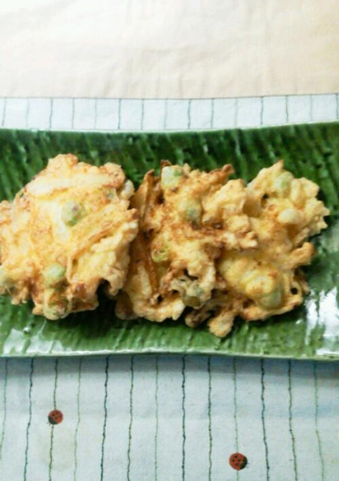 簡単☆長芋としお豆のふわふわ揚げ-レシピのメイン写真