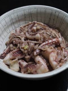 塩麹deイカげそエノキタケの中国風炒め物-レシピのメイン写真