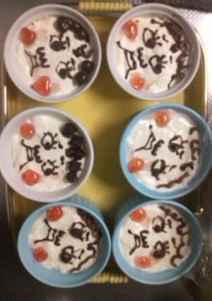 （姪の）顔レアチーズ-レシピのメイン写真