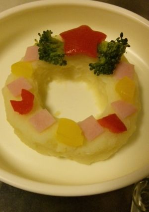 クリスマスリース☆離乳食後期〜-レシピのメイン写真