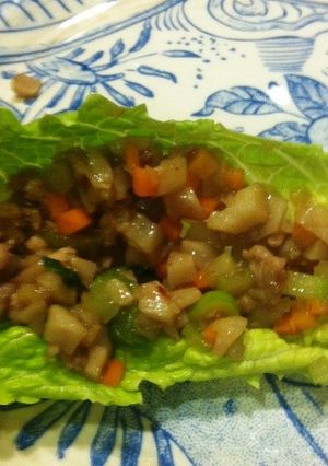 サラダ　ラップ、　冷蔵庫の野菜で-レシピのメイン写真