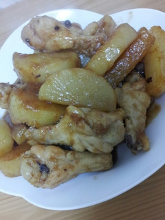 大根鳥肉の甘辛炒め煮-レシピのメイン写真