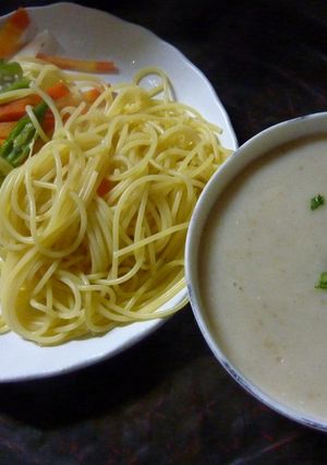 パスタdeつけ麺 ポテトソース-レシピのメイン写真