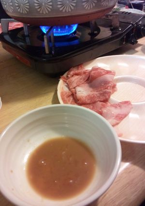 ピーナッツバターでしゃぶしゃぶのたれ-レシピのメイン写真