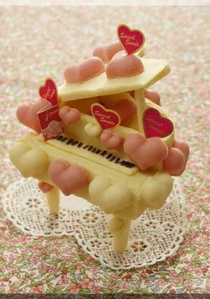 * バレンタイン ❤ 愛を奏でるピアノ♪-レシピのメイン写真