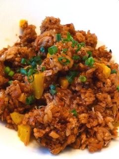 精進味噌そぼろDE簡単おこわ-レシピのメイン写真