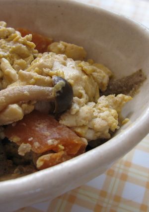 リメイク♪豚汁が炒り豆腐に変身の巻-レシピのメイン写真