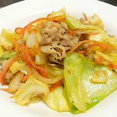 รูปของ 定食屋さん風オイスターカレー野菜炒め